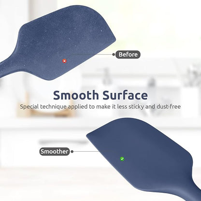 14in Extra Large Silicone Spatula: U-Taste 600ºF Heat Resistant Flexible - Image 7