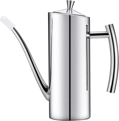 KSENDALO Stainless Steel Olive Oil Dispenser - 24oz/700mL Leakproof Oil Bottle by KSENDALO