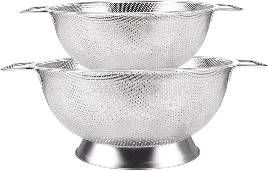 Kaishun Colander Stainless Steel Set, Kitchen Strainer by Kaishun