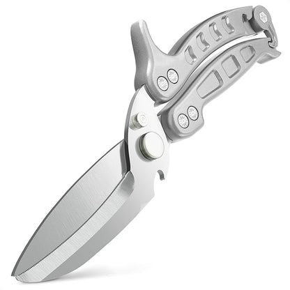 Heavy Duty Poultry Shears – Kitchen Shears Dishwasher Safe, Spring-Loaded by LIBERHAUS