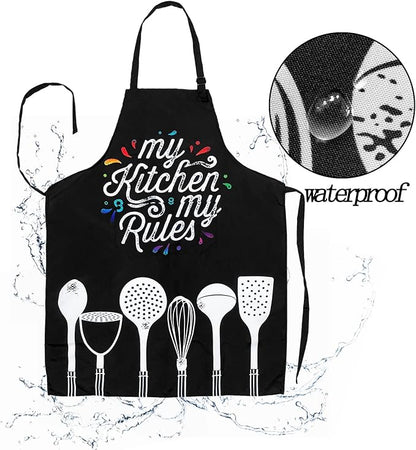Adjustable Waterproof Apron Bib Apron - Image 5
