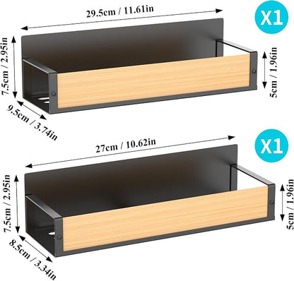 HuggieGems 2 Pack Magnetic Spice Storage Rack Organizer - Image 5