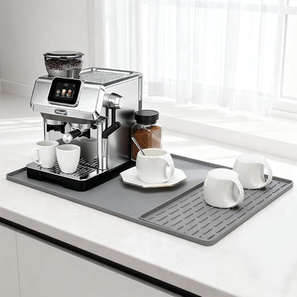 Silicone Coffee Mat 24" x 16", Heat Resistant Non Slip Leak Proof - Image 6