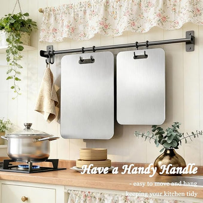 100% Pure Titanium Cutting Board, Double-Sided Titanium Cutting Boards - Image 7