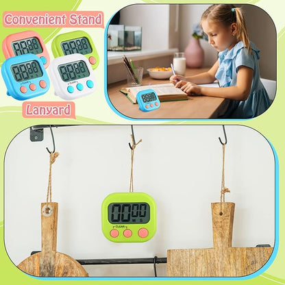 Xuhal 50 Pieces Digital Kitchen Timer Bulk, Small Magnetic Timers - Image 6