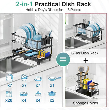GSlife Large Dish Drying Rack - Image 4