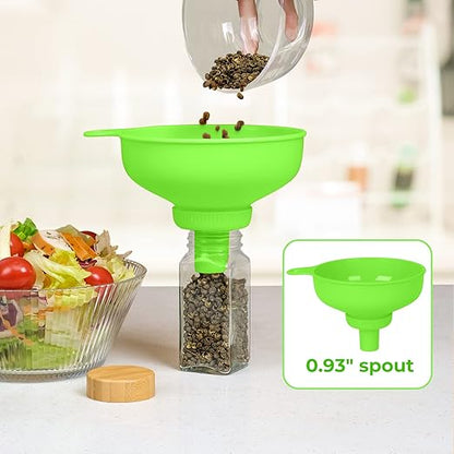Wide Mouth Kitchen Funnel, Food Grade Plastic Cooking Canning Funnel - Image 6