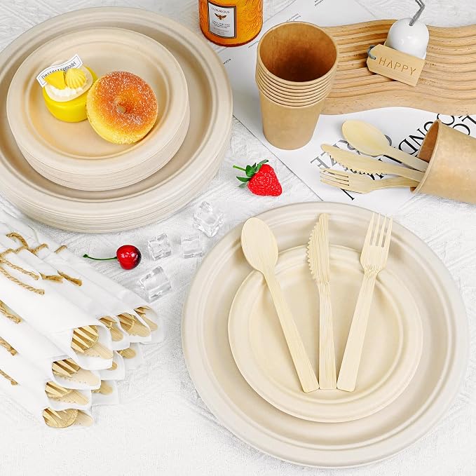 Compostable Disposable Dinnerware Set - Image 6
