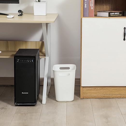 UUJOLY Plastic Trash Can Wastebasket, Garbage Container Basket - Image 4