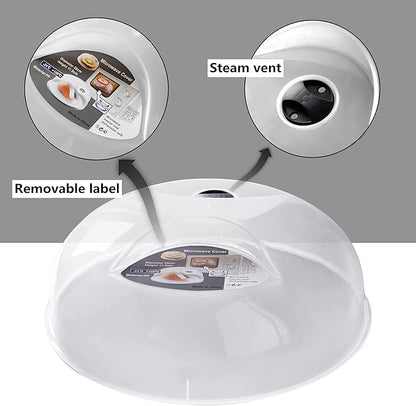 Microwave Splatter Cover for Food Large Microwave Plate Cover Guard Lid - Image 3