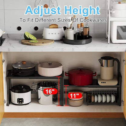 Expandable Metal Storage Shelves, 110LBS Heavy Duty Shelving Units and Storage - Image 5