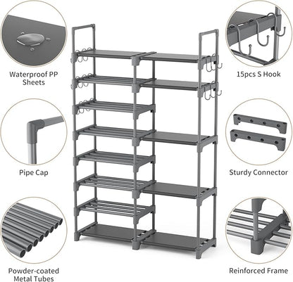 ROJASOP Shoe Rack, Shoe Storage Organizer - Image 5