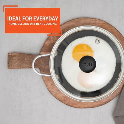 IMUSA Mini Fry Pan 5.8” Nonstick Skillet, Caribbean Red Ceramic Egg Pan - Image 7
