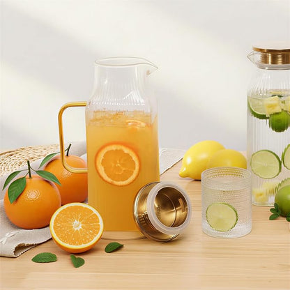 2 Pack 68oz/2 Liter Square Glass Pitcher - Image 8