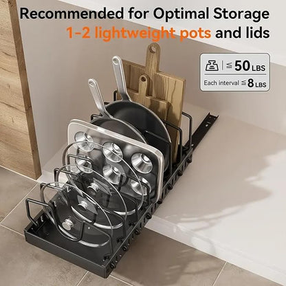 AmoiChic 2 Pack Pull Out Cabinet Organizer - Image 4