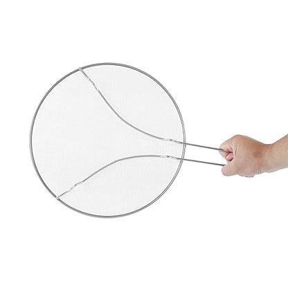 Restaurantware Splatter Screen 1 Count 13" Fine Mesh Cover Stainless Steel - Image 9