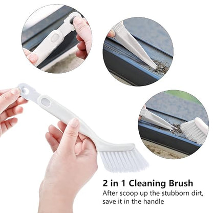 Patelai 4 Pieces Cleaning Brush Sets Small Scrub Brush Household Use - Image 4