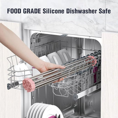 Tomorotec 17.7" x 12.5" Roll Up Dish Drying Rack Over Sink Drying Rack Sink - Image 6