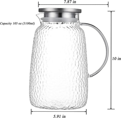 Purefold 105 oz Glass Water Pitcher - Image 2