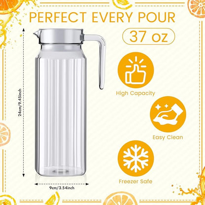 Didaey 4 Pcs Acrylic Water Pitcher - Image 2