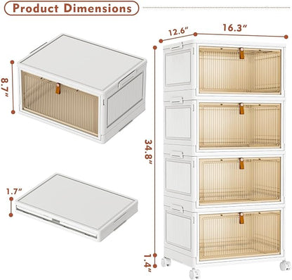 CTSNSLH 4 Tier Plastic Storage Bins - Image 2