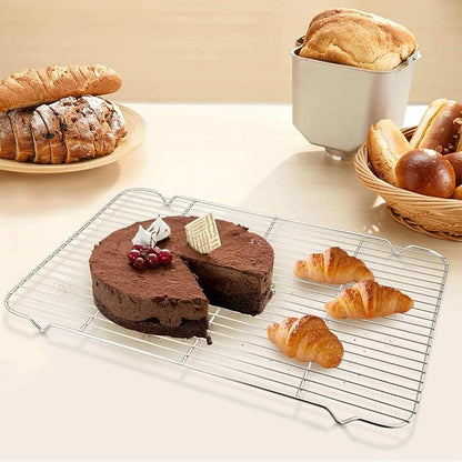 TeamFar Baking Sheet with Cooling Rack, Stainless Steel Half Size Cookie Sheet - Image 7