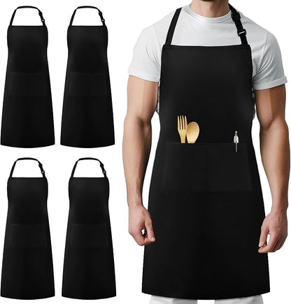 Syntus 4 Pack Adjustable Bib Apron by Syntus