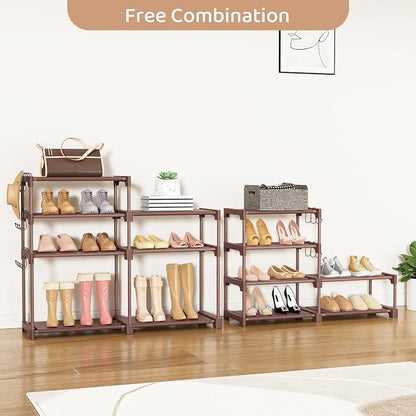 ROJASOP Shoe Rack Organizer, 8-Tier Metal Shoe Rack - Image 6