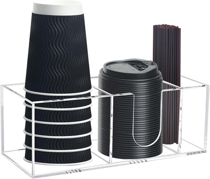 Coffee Bar Accessories and Organizer, Disposable Cup Holder by Unknown