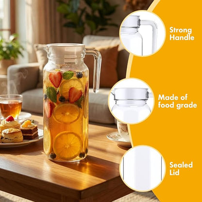 Didaey 4 Pcs Acrylic Water Pitcher - Image 3