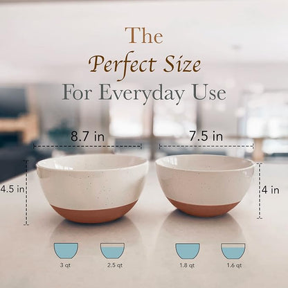 Mora Ceramic Large Mixing Bowls - Image 2