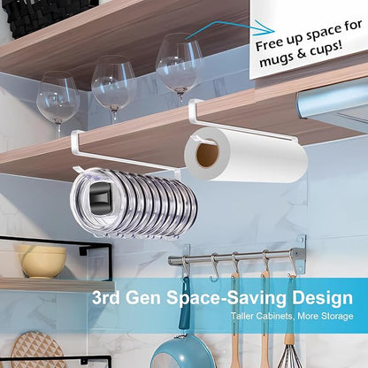 2pack Tumbler Lid Organizer for Corner Cabinets, Space-Saving Cup Holder - Image 3