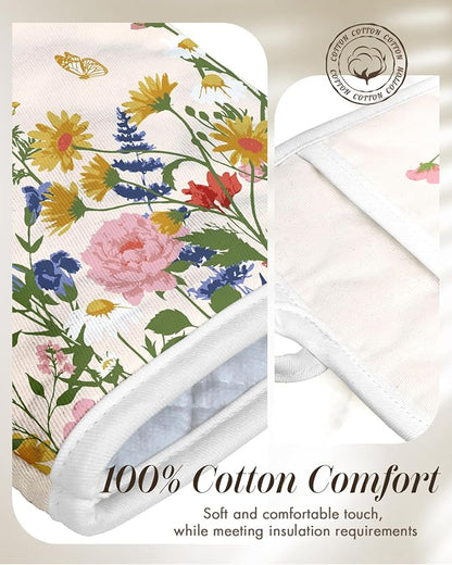 Miss Adola Cotton Oven Mitts and Pot Holders Sets - Image 3