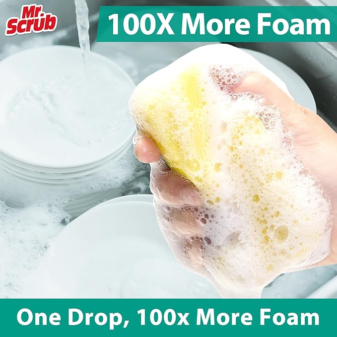 Mr. Scrub Sponges Kitchen Scrub Dish Sponge Scouring Pad, 36 Pack Cleaning - Image 4