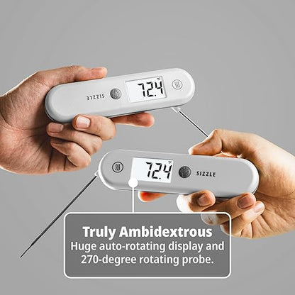 ThermoWorks SIZZLE Digital Meat Thermometer – Instant Read in 2 Seconds - Image 2
