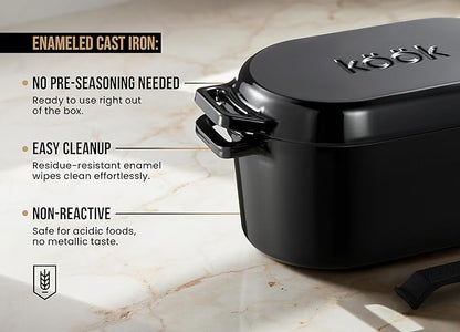 KooK Dutch Oven, for Bread Baking, Sourdough Loaf Pan, - Image 5