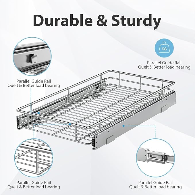 ZOINLIY Pull Out Cabinet Organizer, Versatile Slide Out Kitchen Organizers and - Image 5