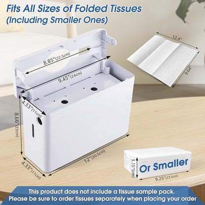Paper Towel Dispenser Countertop, Large Capacity 200 Sheets, Non-Slip Base - Image 2