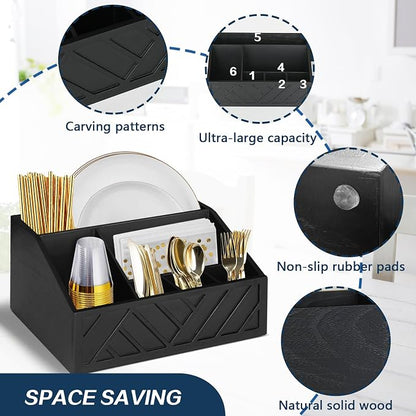 Ukonvi Paper Plate Dispenser, Paper Plate Holder - Image 8