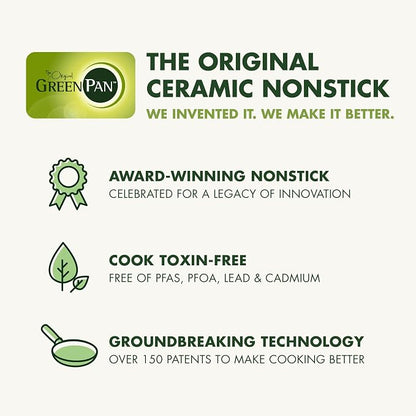 GreenPan Treviso 10 Piece Cookware Set, Non-Toxic PFAS-Free Stainless Steel - Image 11
