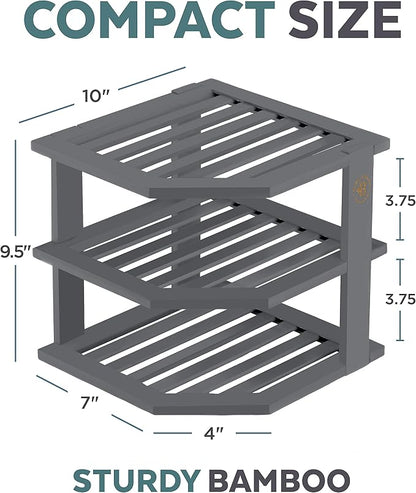 Bambüsi Plate Organizer for Cabinet - Image 3
