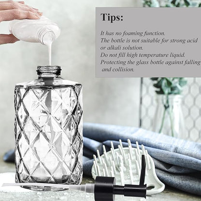 12Oz Small Glass Soap Dispenser - Image 4
