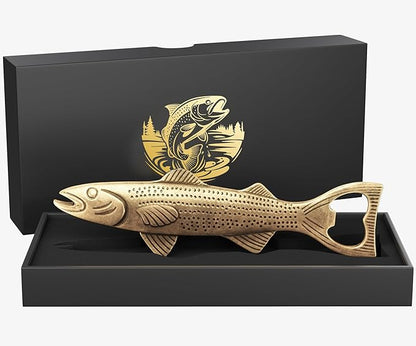 Unique Fishing Gifts for Men, Vintage Beer Bottle Opener Fathers Day Birthday by Unknown