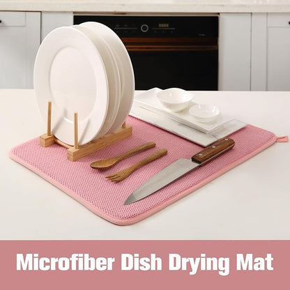 2 Pack Microfiber Dish Drying Mat - Image 3