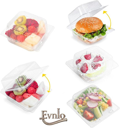 Evnlo 200 Count Clear Plastic Containers - Image 6