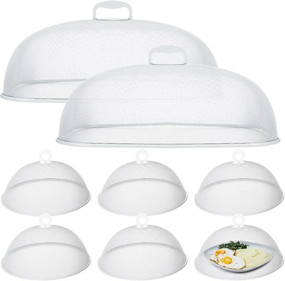 Hicarer 8 Pcs Metal Mesh Screen Food Cover by Hicarer