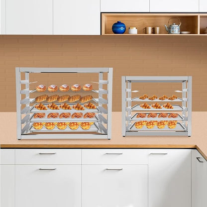 6 Tier Bun Pan Rack, Aluminum Bakery Rack - Image 2