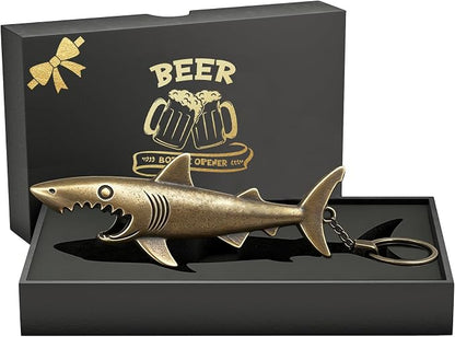 Cool Shark Bottle Opener Keychain, Vintage Zinc Alloy Beer Opener, Portable Key by Unknown