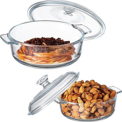 Maxcheck 2 Pieces Glass Casserole Dish by Maxcheck