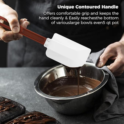 High Heat Resistant Silicone Spatulas, 13-1/2" Commercial Spatula 500°F - Image 4